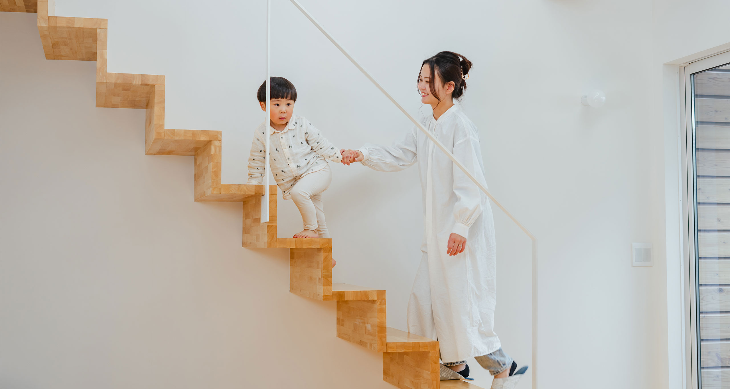 親子の写真